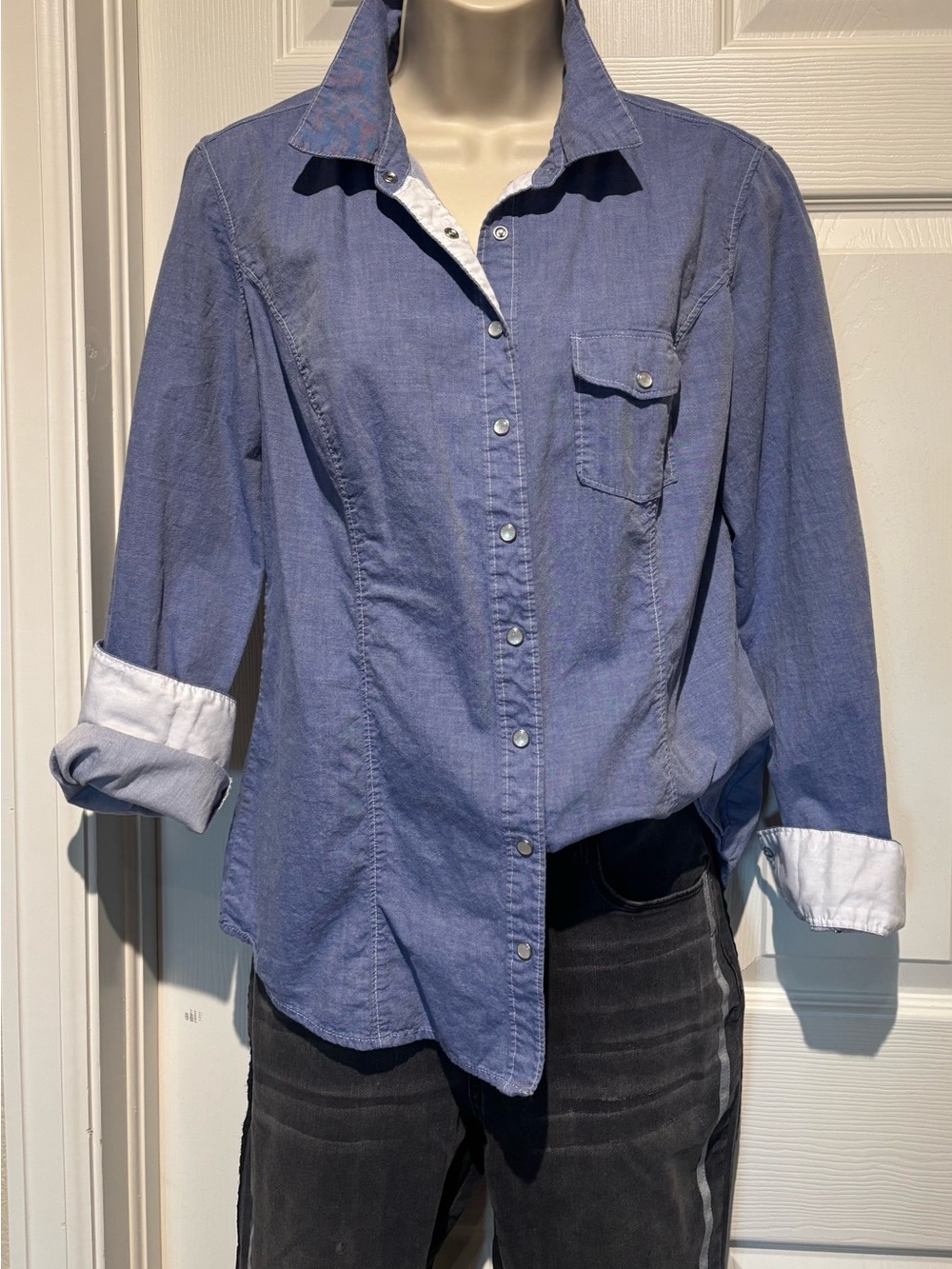 Guess Blue Women's Button-Down Shirt